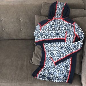 Women’s Kari traa 100% wool half zip base layer set.